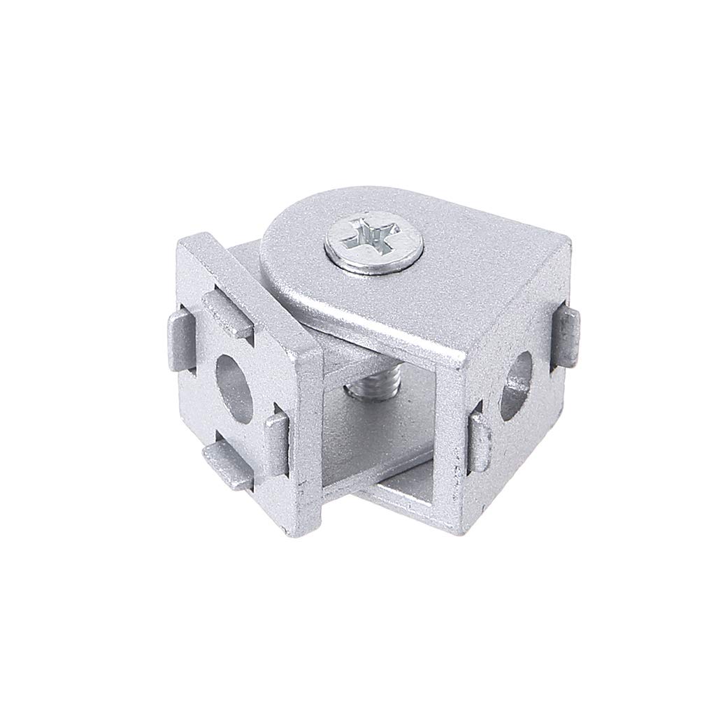 Bilinl Silver Zinc Alloy Flexible Hinge Pivot Joint Connector For Aluminum Extrusion Profile