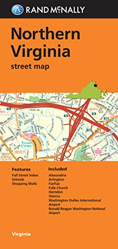 Folded Map: Northern Virginia (Rand Mcnally Street Map)