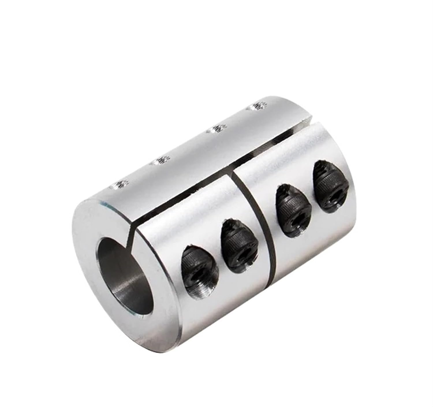 Rigid coupling,Stainless steel rigid coupling 1pcs D40L50 Aluminum Alloy Rigid Coupling High Precision Shaft Rod Coupler Clutch for CNC Stepper Motor Carving Machine Screw(10mm to 14mm)