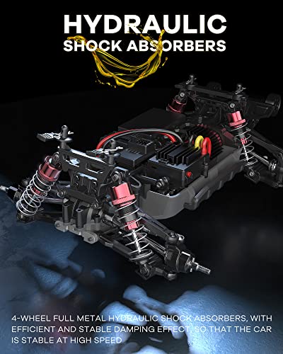 Mjx Hyper Go 16207, 62Km/H Remote Control Car With Brushless Motor, Rc Buggy Gifts For Adults,Top Speed 4Wd 1:16 Rc Truck With 3S Battery,Gift For Boy (Rtr) #TOP5