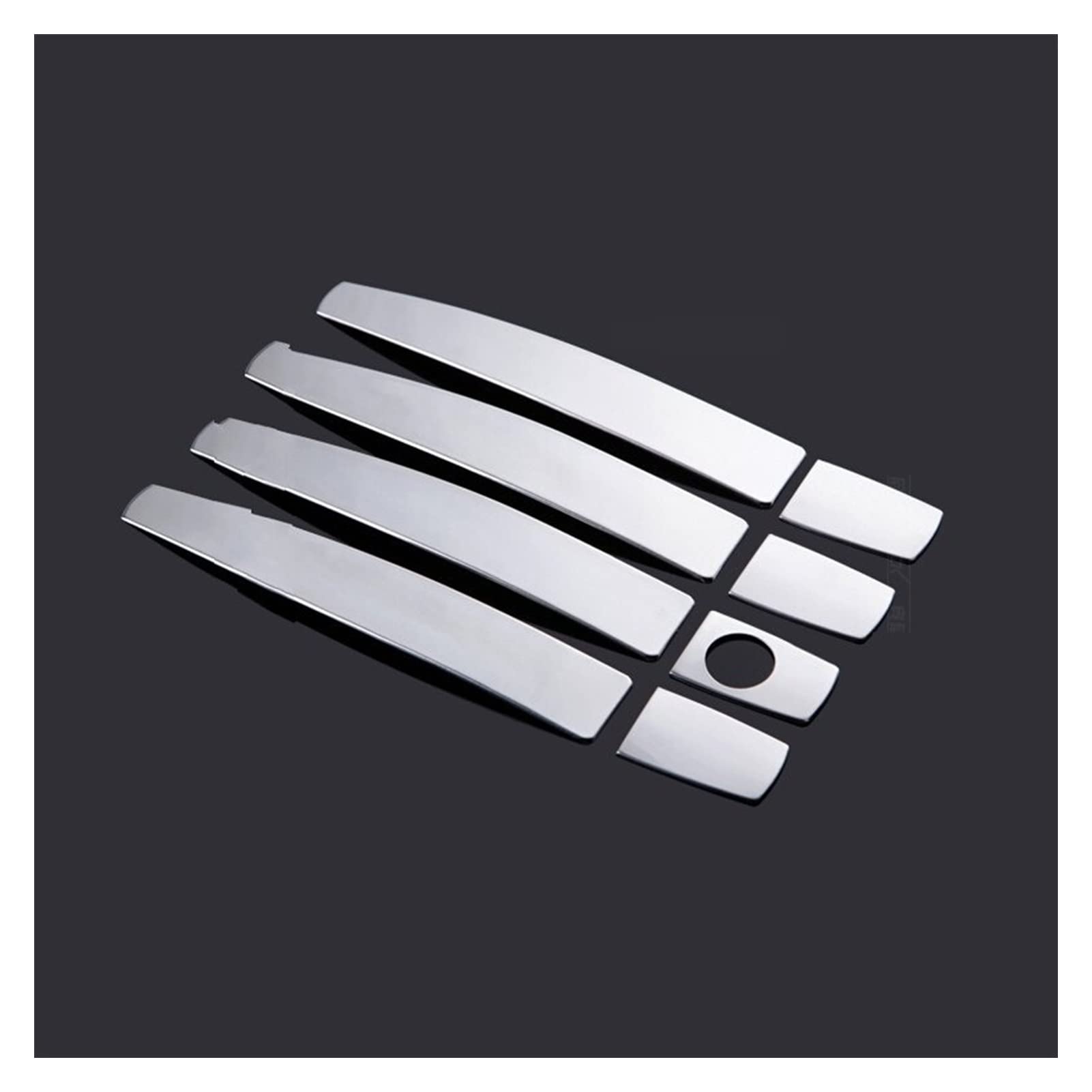 Qwqthgs 1 Car Exterior Door Handle Cap For Focus 2 3 4 Mk3 Mk4 St 2014 2015 Daefar Car Styling Abs Chrome Door Handle Cover Trim Fit(1)