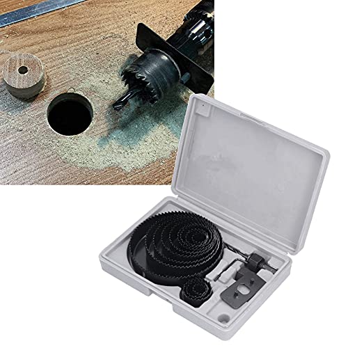 Kit de 16 sierras de corona de acero carbono hasta 5 pulg miniatura 3