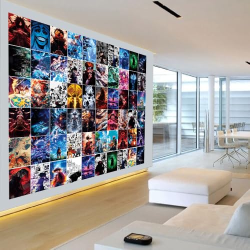 Image of Anime Character Poster Set 4x6 Inch | 30 PCS Mini Anime Posters | Multicolor Wall Decor