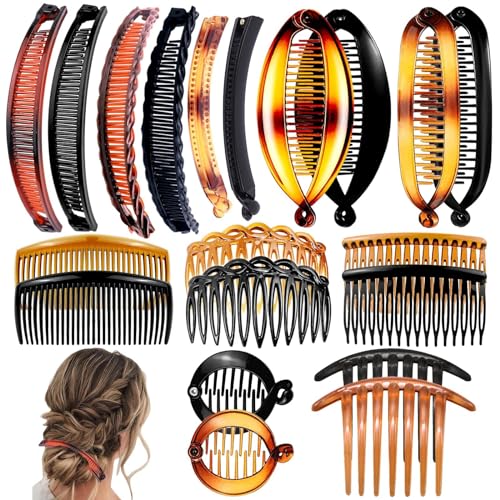 Pinces à cheveux banane classiques anti-casse pour attacher sans abîmer les cheveux fins