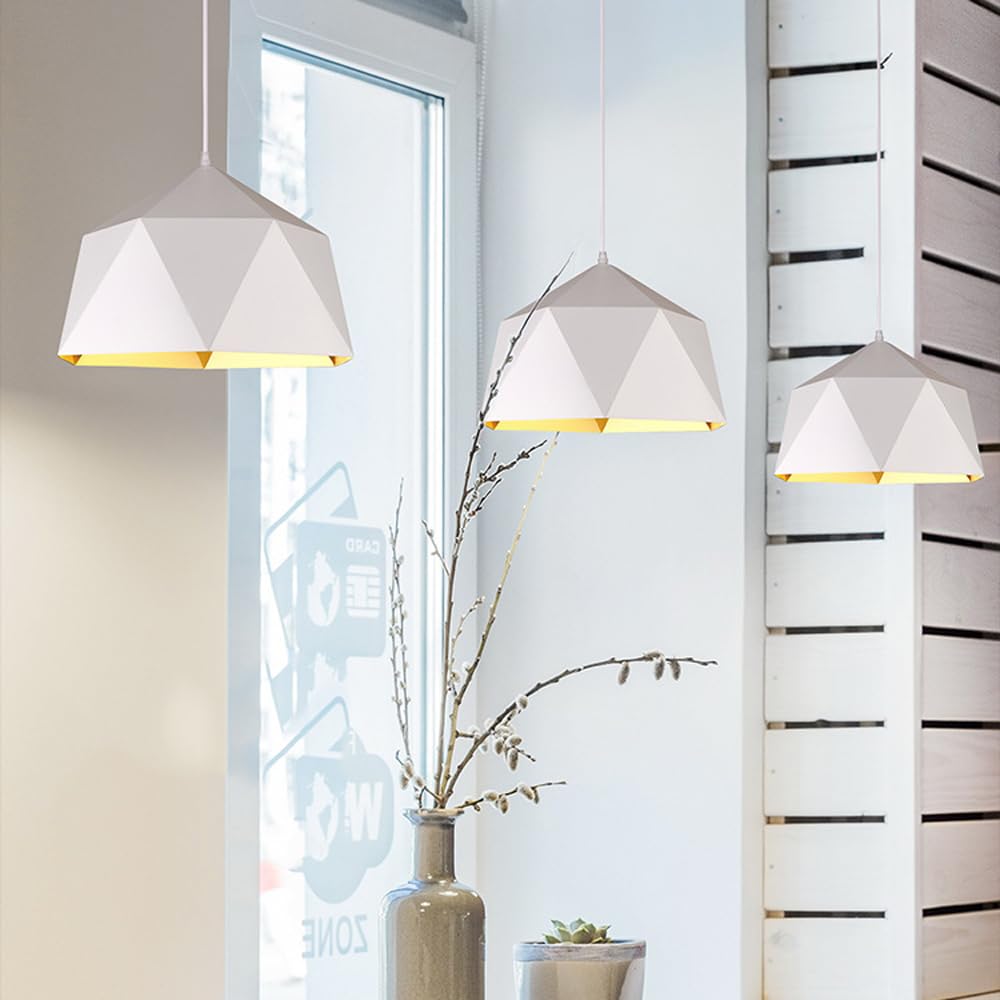 Lampada A Sospensione Moderna E Geometrica, Ideale Per La Cucina.