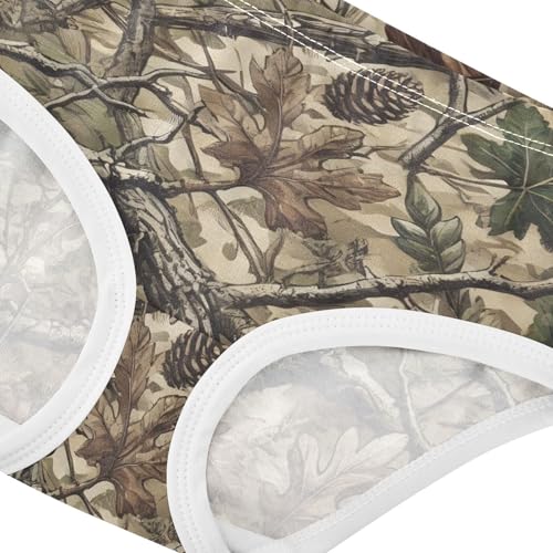 Chic Autumn Leaves Girl Panties Cute Toddler Underwear Custom Cotton Designer Briefs Underpants 2t4