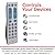 GE Big Button Universal Remote Control for Samsung, Vizio, Lg, Sony, Sharp, Roku, Apple TV, TCL, Panasonic, Smart TVs, Streaming Players, Blu-Ray, DVD, 2-Device, Silver, 33701