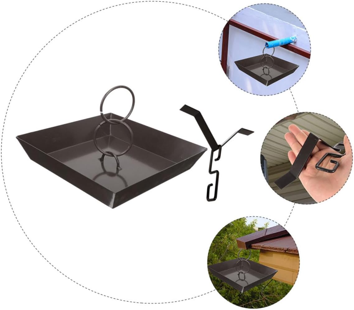 Replacement Rain Chains Decorative Rain Chain Kit Hooks Porch Rain Chain Metal Catcher Dec