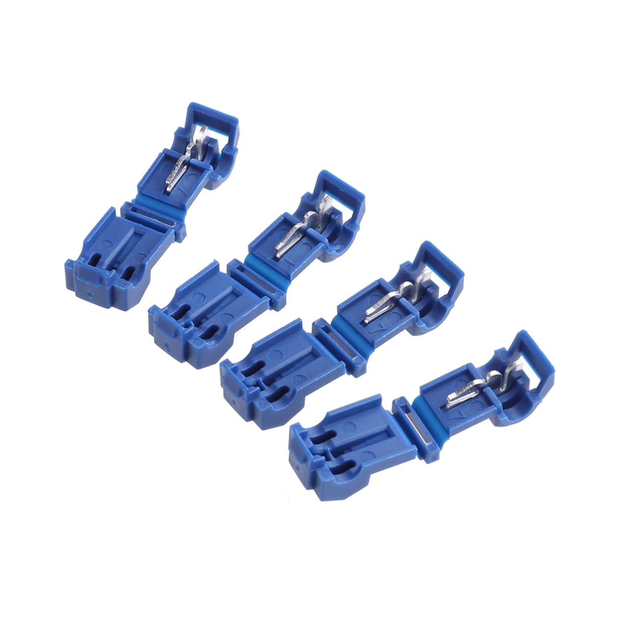 MUCKLILY 50pcs Wire Splice Connector Splice Connectors Wire Terminals Quick Connector Wire Connectors Quick Splice Wire Connector