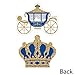 Big Dot of Happiness Royal Prince Charming - Crown & Carriage Decorations DIY Baby Shower or Birthday Party Essentials - Set of 20