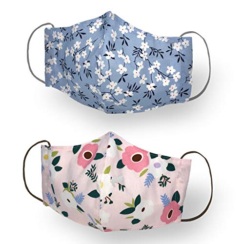 Green Mask, set 2 pezzi, mascherina facciale, 100% cotone,...