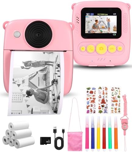 Appareil Photo Enfant 1080P Zoom 360° Écran 3.5 Avec Carte SD 32GB - Cadeau Garçons Filles 3-12 Ans Appareil Photo Jouet 32go Appareil Photo Enfant 1080P Zoom 360° Écran 3.5 Avec Carte SD 32GB - Cadeau Garçons Filles 3-12 Ans Appareil Photo Jouet 32go