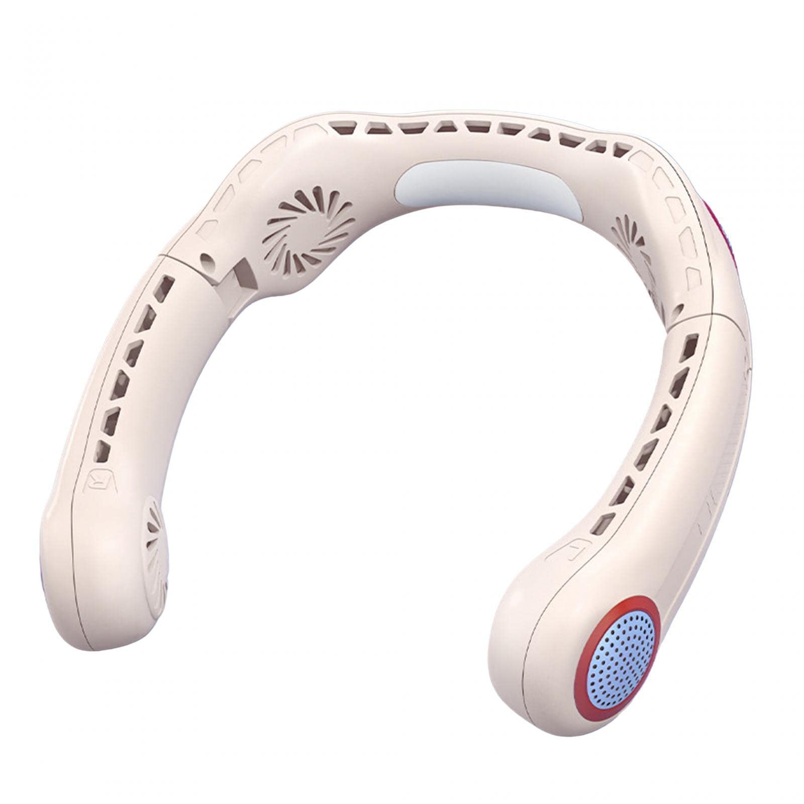 Ventilateur portatif de cou sans pale rose climatiseur individuel silencieux extérieur