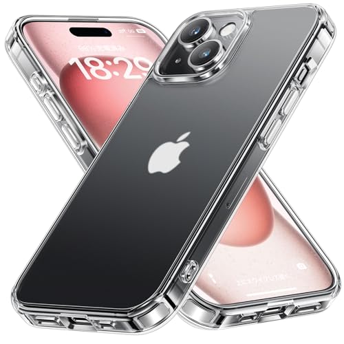 Amazon.co.jp: NIMASO iPhone 15 用 ケース 半透明 マット 黄変防止 耐