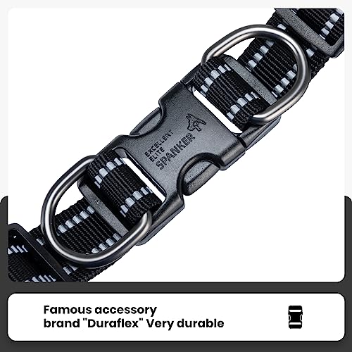 EXCELLENT-ELITE-SPANKER-No-Pull-Dog-Harness-Step-in-Adjustable-Reflective-Vest-Soft-Padded-Easy-Pet-Chest-Strap-with-Leash-Clips-for-Small-Medium-Large-Dogs-Walking-TrainingBlack-XL - Cucciolini Doodles   EXCELLENT-ELITE-SPANKER-No-Pull-Dog-Harness-Step-in-Adjustable-Reflective-Vest-Soft-Padded-Easy-Pet-Chest-Strap-with-Leash-Clips-for-Small-Medium-Large-Dogs-Walking-TrainingBlack-XL