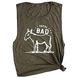 Spunky Pineapple Total Badass Donkey Workout Premium Muscle Tee Shirt Olive