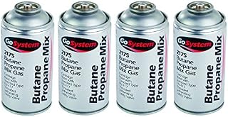 GoSystem 2175 Butane Propane 70:30 Mix Gas Cartridge 170g 306ml - 4 Pack