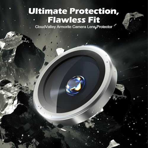 Image of CLITZ for iPhone 17 Pro /17 Pro Max Camera Lens Protector Original Individual Lens Screen Protector | 9H Hardness, Scratch-Resistant, Case Friendly (Titanium Grey)