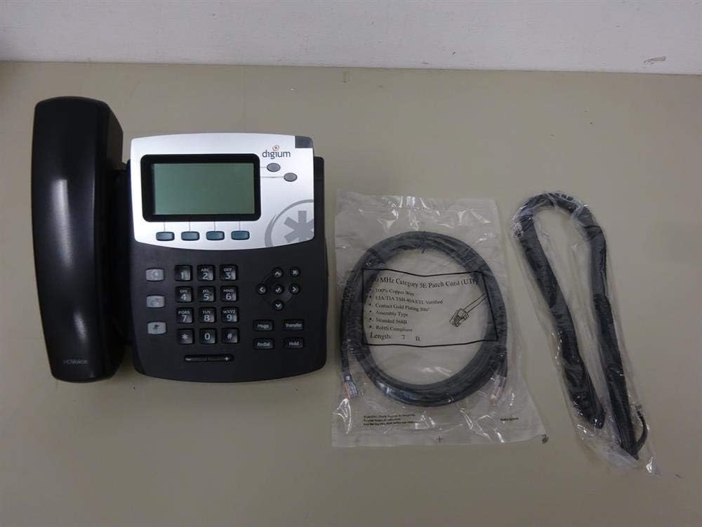 Digium D40 IP Phone 2-Line SIP with HD Voice Backlit Display