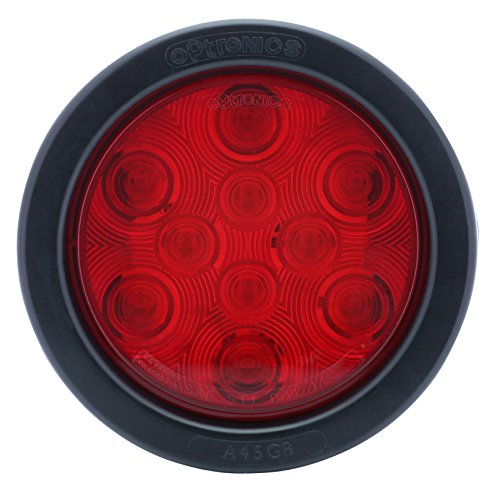 Kit Luz LED Optronics Rojo 4" Redondo Sellado miniatura 1