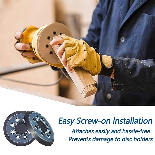 Almofadas de suporte de disco de lixamento de 8 furos de 12,7 cm para almofada de reposição de lixad