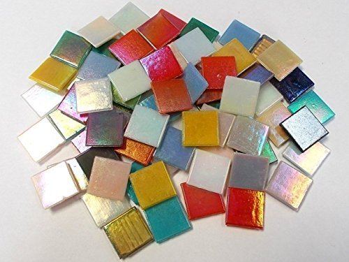 Mosaic Heaven Multicolor 225 Mixed Bag Iridescent 20Mm Mosaic Tiles