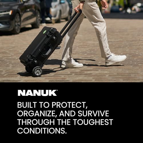 Image of NANUK 935 Waterproof Hard Case with Cubed Foam & Heavy-Duty Wheels, 22 inch x 14 inch x 9 inch - Dustproof, Impact-Resistant & Airline Carry-On Approved - Black