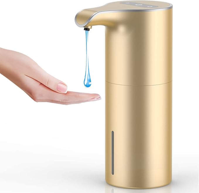 YIKHOM Automatic Liquid Soap Dispenser, 5 Level Adjustable TouchFree