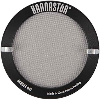 Kannastor Herb Grinder Screen, 2.5", Black/Silver