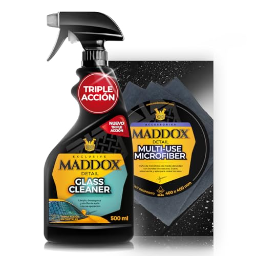 Maddox Detail - Pack Esencial de Limpieza para Cristales de...