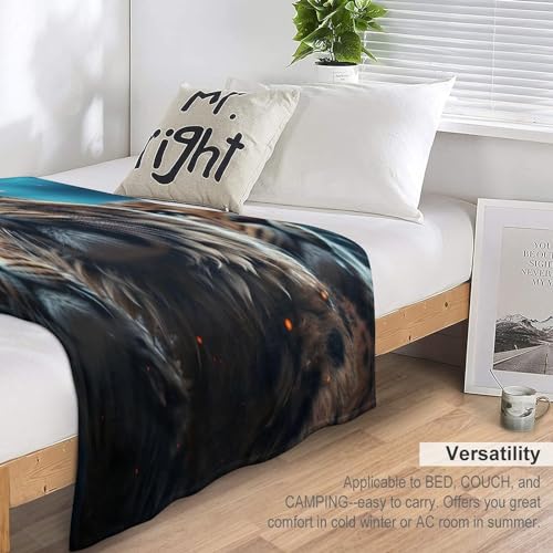 Colcha de franela suave de leopardo manta sofá cama 100x130 7