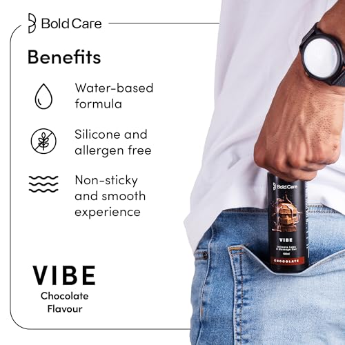 Image of Bold Care Multi-textured Condoms + Vibe - Chocolate flavoured Premium Lubricant Gel - Water based formula - Gentle on the skin