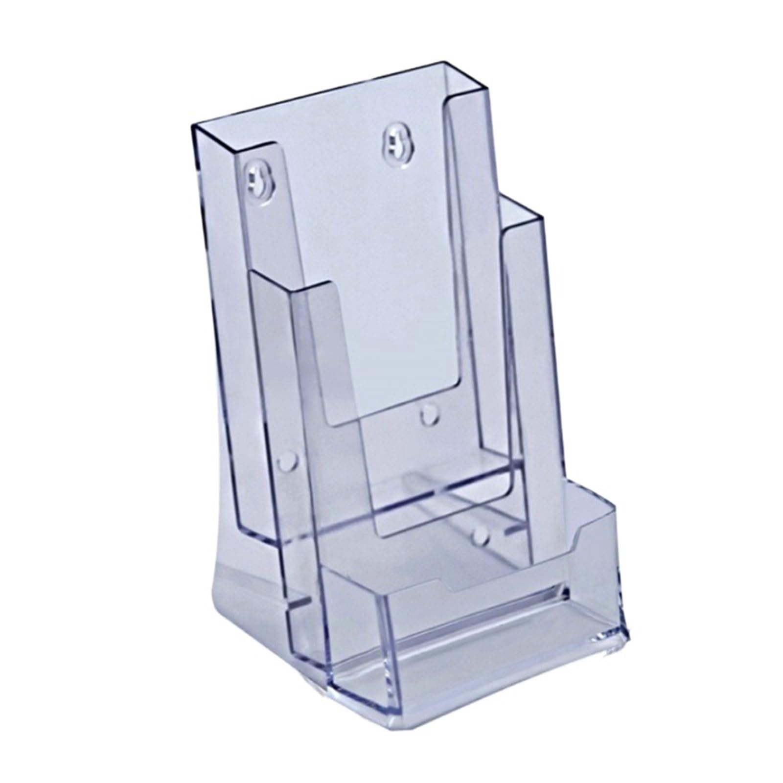 Transparent Greeting Card Holder & Magazine Display Stand, Brochure nizer, Clear Tabletop Décor for Cards, Flyers & Brochures, Perfect for Home & Office