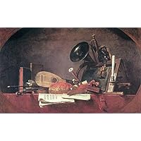 静物画 花と果物 木製フレーム付き アート額絵 洋画 花と果物のある静物 52×42cm ポール