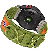 Armband für Fenix 6X Pro, 26mm Quick-Installed Nylon Armband für Fenix 7X/Fenix 6X/Fenix 7X Pro/F...