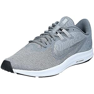 Nike-Mens-Downshifter-9-Running-Shoe Nike Women's Downshifter 9 Running Shoe, Cool Grey/Metallic Silver-Wolf Grey, 5 Regular US