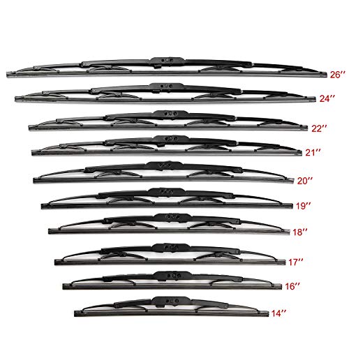 Tomshin Limpador de Pára-brisa Automóvel Universal Limpador de pára-brisa do carro Kit de substituiç