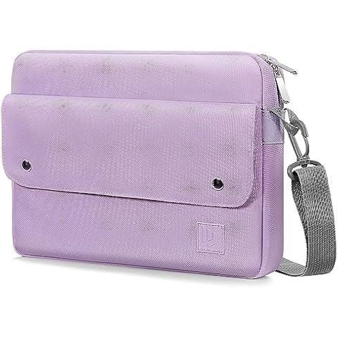 Dadanism 9-11 Inch Tablet Sleeve Shoulder Bag for iPad 10th Gen 10.9", iPad 9/8/7th Gen 10.2", iPad Air 11", iPad Pro 11" M4 M2 2024, iPad Air 5/4th 10.9", Galaxy Tab A9+ Plus 11"/S9 FE, Taro Purple Cover