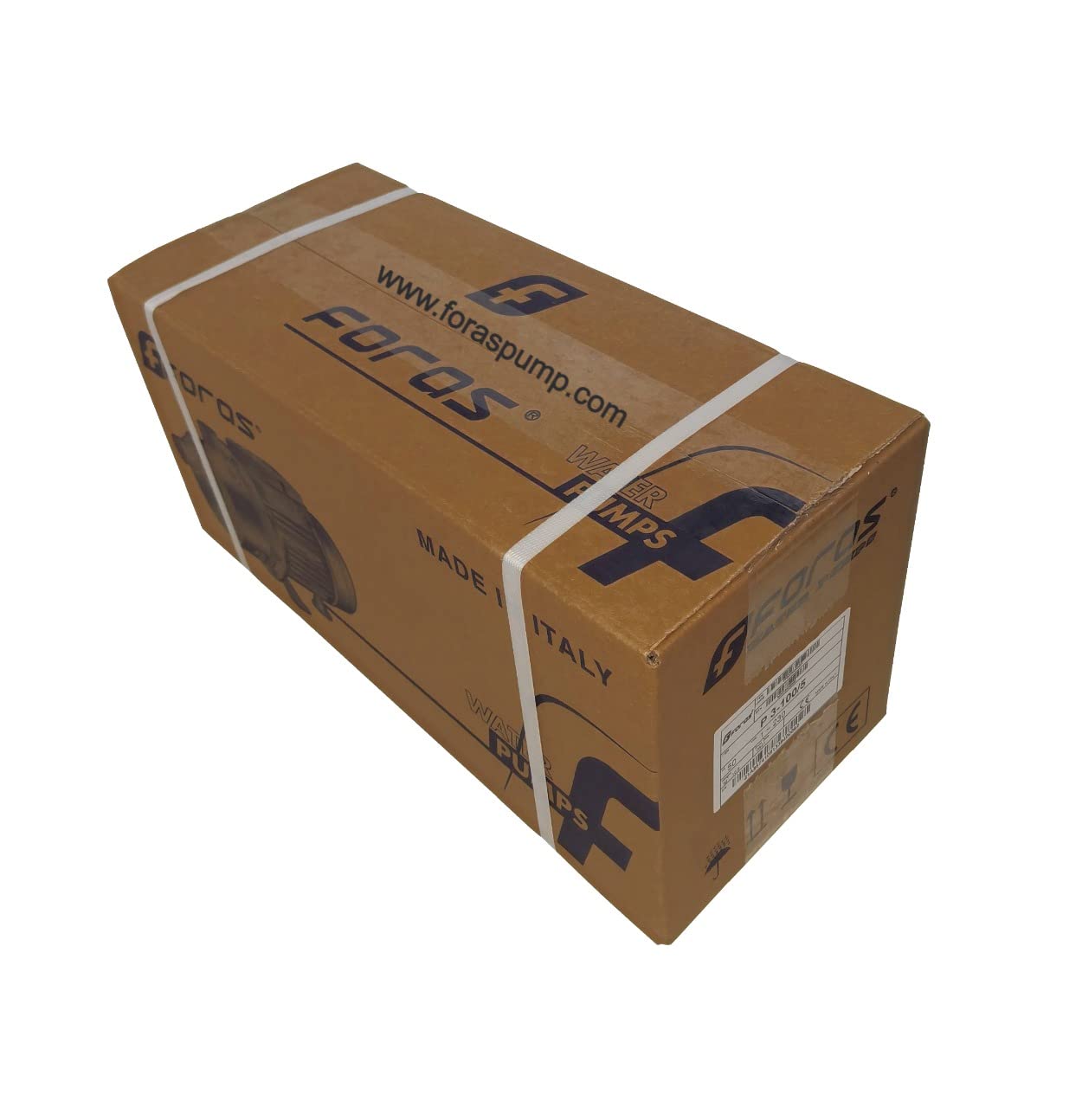 FORAS PLUS P5A-150/5 - Bomba autoaspirante de acero inoxidable, fabricada en Italia, funcionamiento continuo, 230 V, 1,1 kW, caudal 140 l/min, presión 57 m