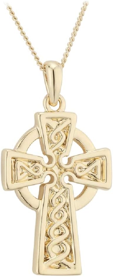 Tara Celtic Cross Necklace Engraved 