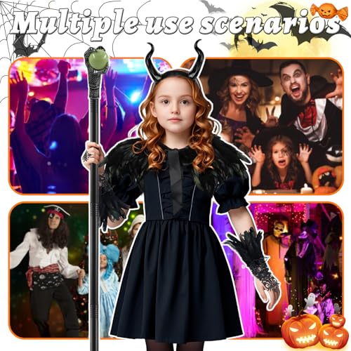 Disfraz Reina Malvada con Accesorios Halloween miniatura 5