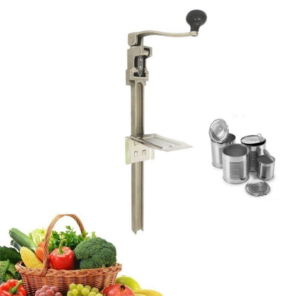 Commercial Can Opener Heavy Duty, Opener Manual Table Mounted Steel Food Opener for Cans Up to 11in Tall Tall with Steel Blade up to 11.81 for Restaurant, Hotel, Bar, Home