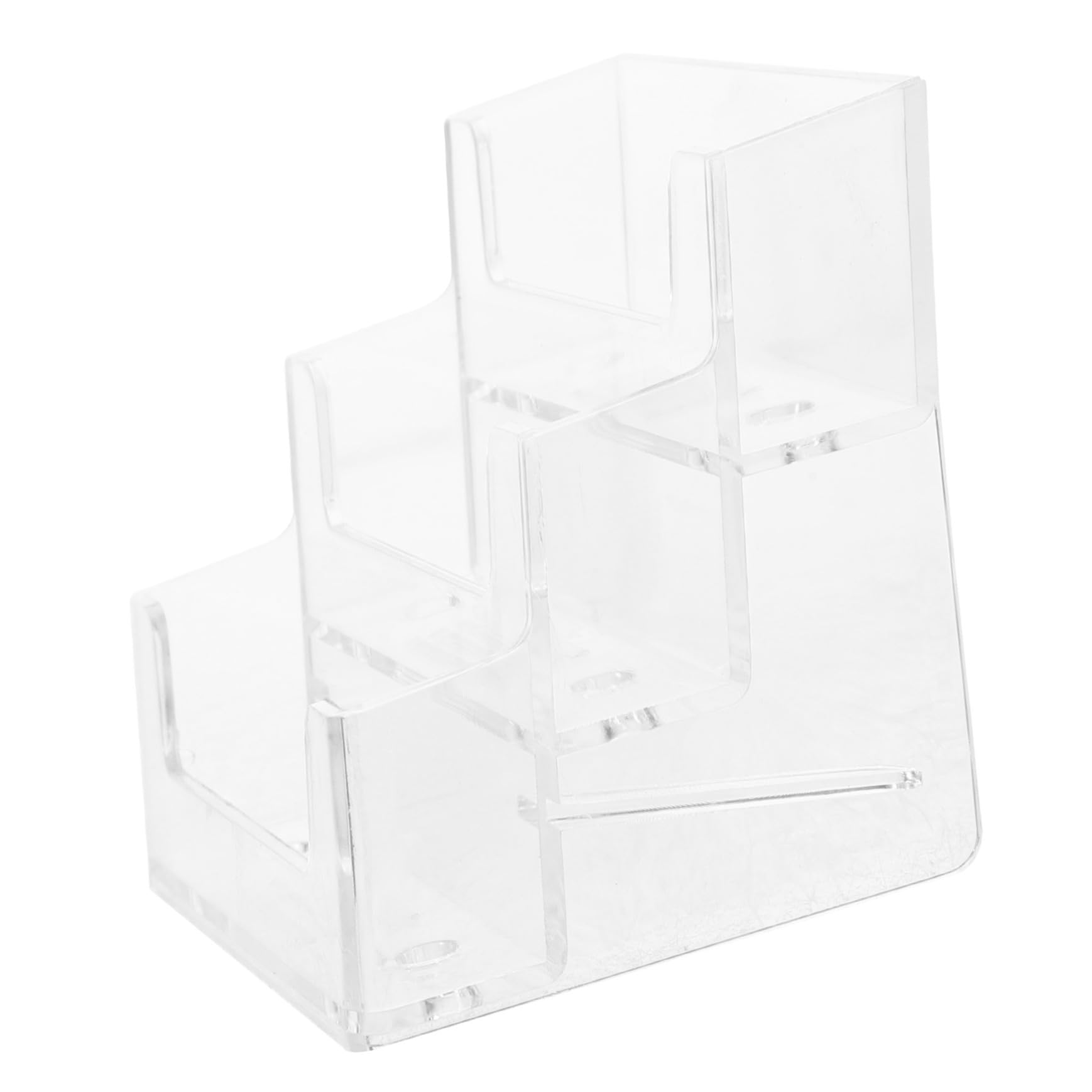 TEHAUX 5stücke Transparente Visitenkartenhalter Für Schreibtisch Mehrschichtiger Kartenorganizer Für Büro Und Veranstaltungen Praktischer Kartenständer Für Businesskarten
