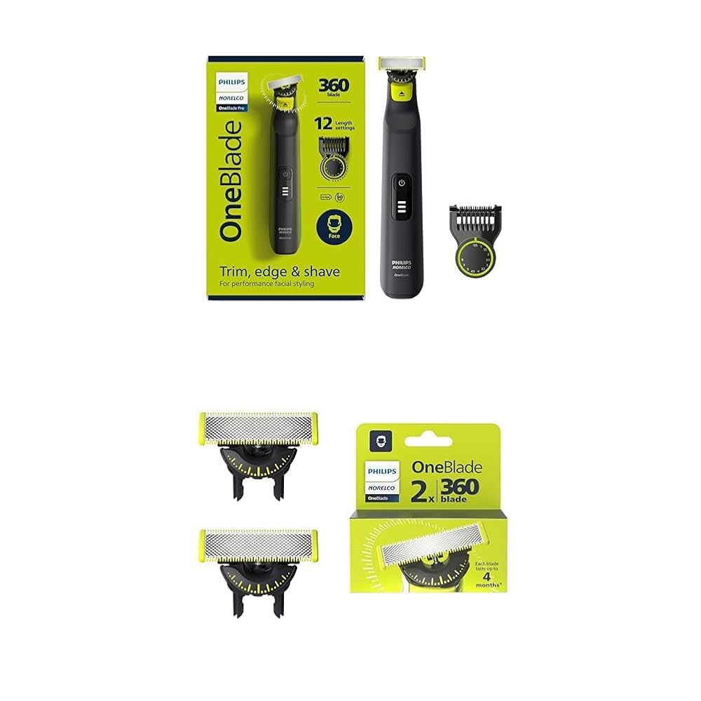 Amazon.com: Bundle of Philips Norelco OneBlade 360 Pro