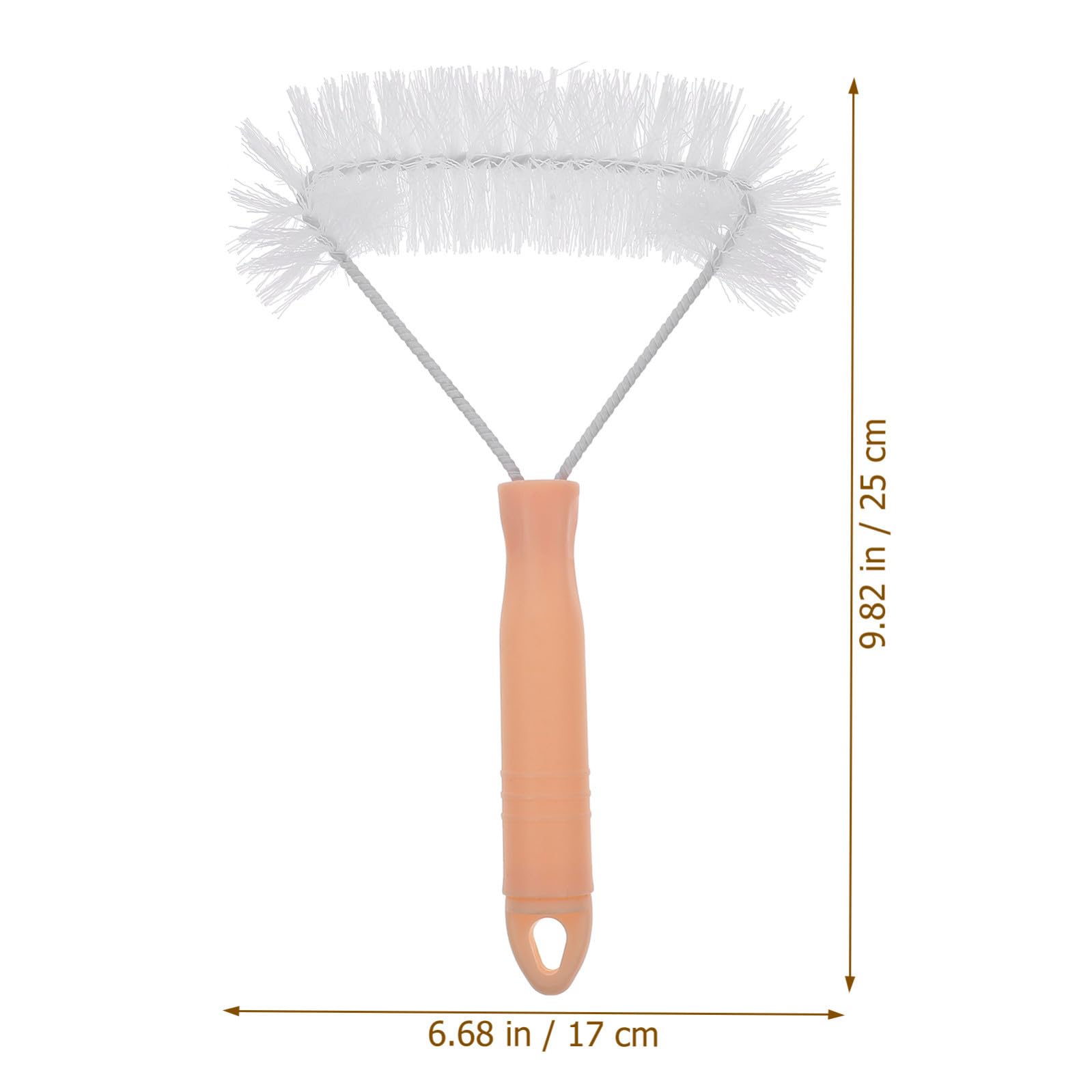 HEALLILY Spazzola e Pulitore per Finestre in Plastico per Pulire Zanzariere 2 Setole Dense per Pulizia di Aree Difficili per Domestico