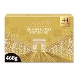 Lindt - Boîte CHAMPS-ÉLYSÉES Édition Or - Assortiment de Chocolats au Lait, Noirs et B...