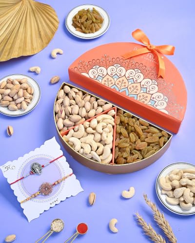 Image of HyperFoods Eid Mubarak Gift Box Pack of 3 DryFruit 300 Gr Dry Fruits Gift Pack DryFruit Ramzan Gift Hampers Dry Fruit Gift Box Dry Fruit Combo Pack Eid Gift Hamper DryFruits