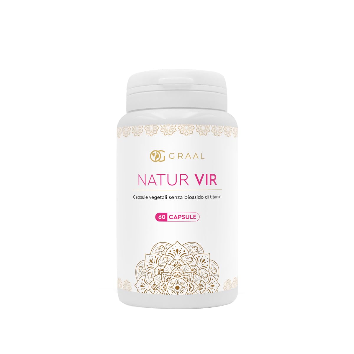 Graal Natur Vir - Colostro e Quercetina per Difese Immunitarie - Supporta la Salute Intestinale - Antiossidante Naturale - Ideale per il Recupero Fisico