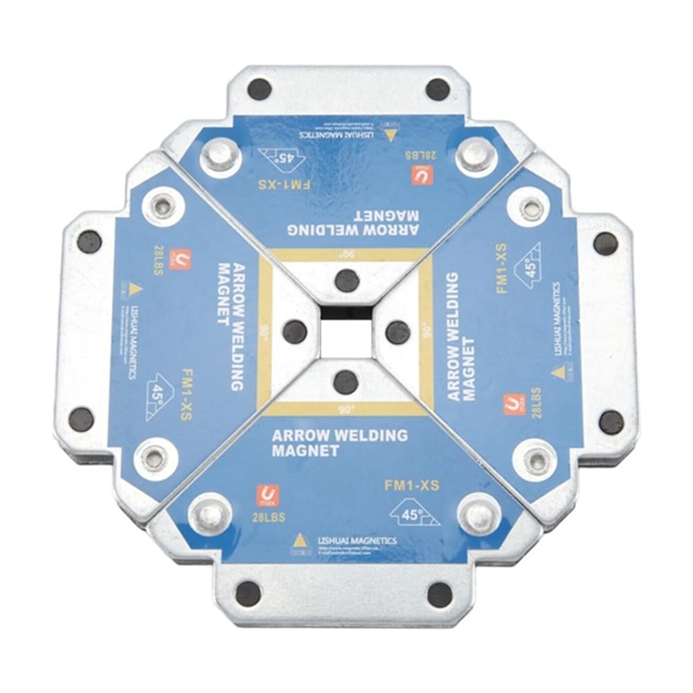 Jnchdghwa As Shown Welding Fixer 12.5Kg Magnetic Welding Holders Holding Auxiliary Locator Tools Force Weld Fixer Auxiliary Locator