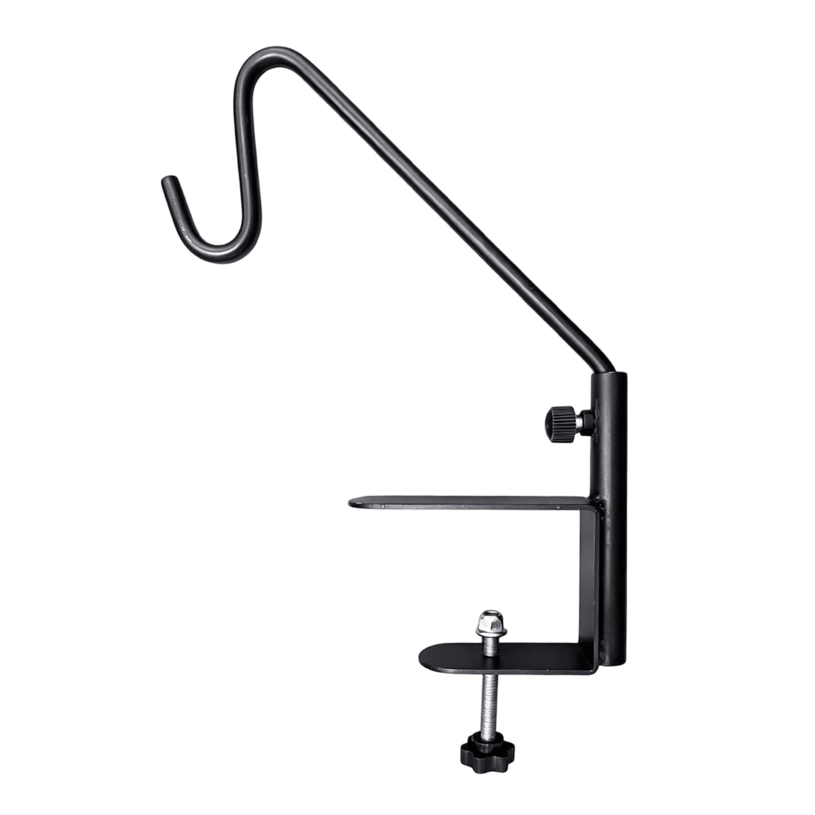 Elnwnnkc Dark Bird Feeder Mount with Flexible Arm Perfect for Nature Enthusiasts and Bird Lovers Turn Feeder Hook